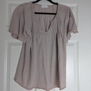 Bohme Womens Vneck Bell Sleeve Blouse